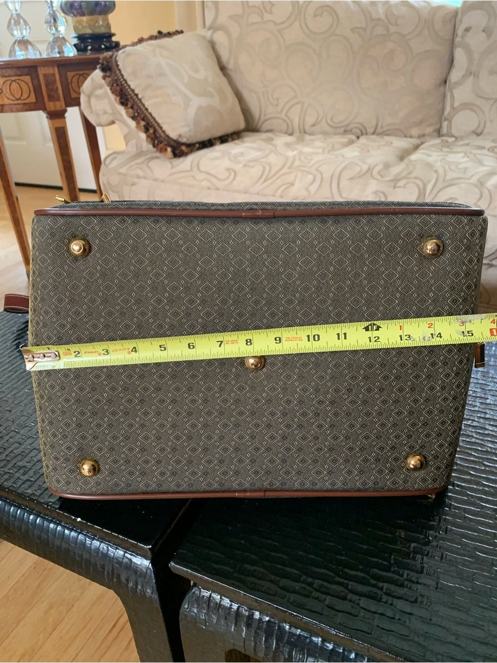 Vintage Hartmann Men's Travel Brief in Brown/Gray